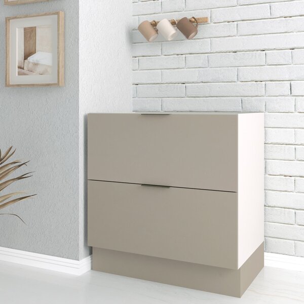 Balcão 2 Gavetões, Gaveta Auxiliar, Tampo, Rodapé E Puxador 1