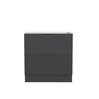 Balcão 2 Gavetões, Gaveta Auxiliar, Tampo, Rodapé E Puxador 1