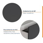 Balcão 2 Gavetões, Gaveta Auxiliar, Tampo, Rodapé E Puxador 1