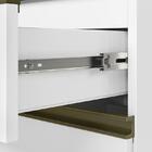 Balcão 2 Gavetões Kali Premium 80cm Com Tampo Mdf 15mm - Nici