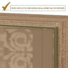 Balcao 2 Gavetoes Vidro Reflecta Mdf Kali Premium 12224x68 Ni