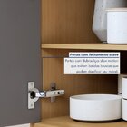 Balcão 2 Portas 1 Gaveta 80cm 100% Mdf Realeza Premium Carval