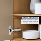 Balcão 2 Portas 1 Gaveta 80cm 100% Mdf Realeza Premium Carval