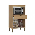 Balcão 2 Portas 1 Gaveta Com Tampo 70cm Moderna Thb