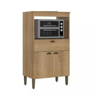 Balcão 2 Portas 1 Gaveta Com Tampo 70cm Moderna Thb