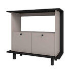 Balcão 2 Portas 1 Prateleira 1 Nicho Bmu 100 Linha Box - Brv