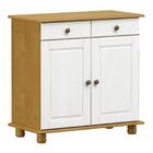 Balcão 2 Portas 2 Gavetas Em Madeira Linha Rubi - Carvalho/br