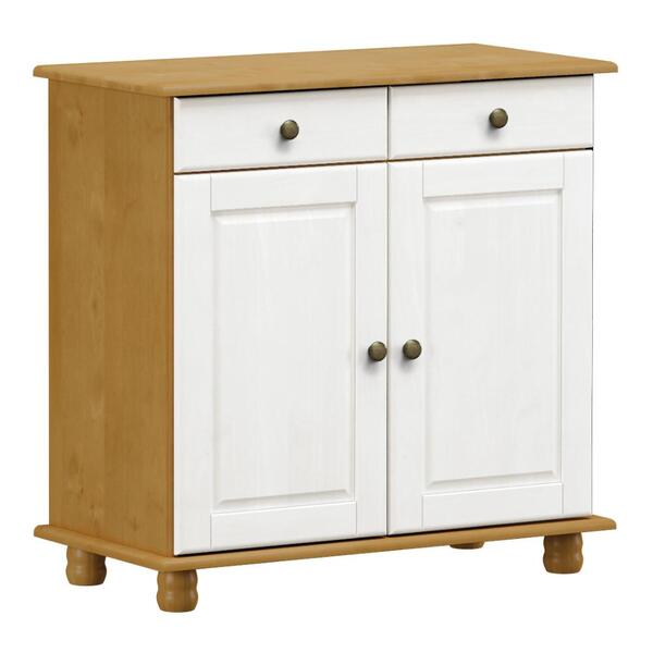 Balcão 2 Portas 2 Gavetas Em Madeira Linha Rubi - Carvalho/br