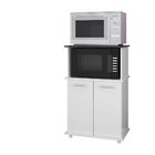 Balcão 2 Portas 2 Prateleiras Com Nicho Para Microondas Com P