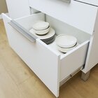 Balcão 2 Portas 3 Gavetas 120cm Texas Branco Fosco