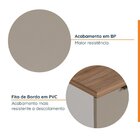 Balcão 2 Portas 60cm Com Tampo Com Rodapé Ipanema Cabecasa Ma