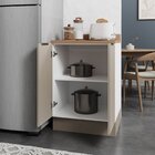 Balcão 2 Portas 60cm Com Tampo Com Rodapé Ipanema Cabecasa Ma