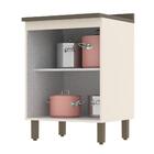 Balcão 2 Portas 60cm Connect Com Tampo - Móveis Henn