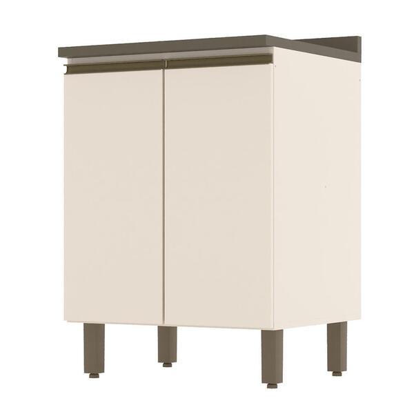 Balcão 2 Portas 60cm Connect Com Tampo - Móveis Henn