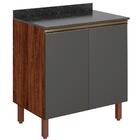 Balcao 2 Portas 60cm Em Mdf Kali Premium 12220x21 Nicioli