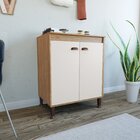 Balcão 2 Portas 70 Cm Torino Mel / Off White