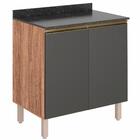 Balcao 2 Portas 70cm Em Mdf Kali Premium 12221x21 Nicioli