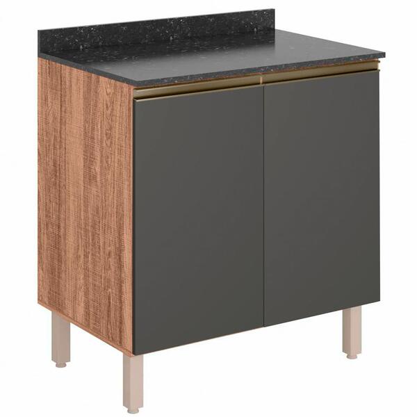 Balcao 2 Portas 70cm Em Mdf Kali Premium 12221x21 Nicioli