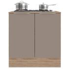 Balcao 2 Portas 80cm Com Tampo 17021 Ferrara Pln