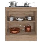 Balcao 2 Portas 80cm Com Tampo 17021 Ferrara Pln