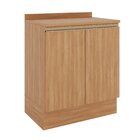 Balcão 2 Portas 80cm Com Tampo Aroeira Cabecasa Madeiraorigin