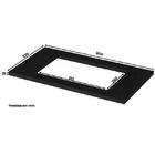 Balcão 2 Portas 80cm Com Tampo Cooktop E Aéreo 2 Portas Ameri