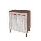 Balcão 2 Portas 80cm Com Tampo Gold Indekes