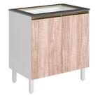 Balcao 2 Portas 80cm Com Tampo Para Cooktop Mdf Kali Premium