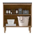 Balcao 2 Portas 80cm Com Tampo Para Cooktop Mdf Kali Premium