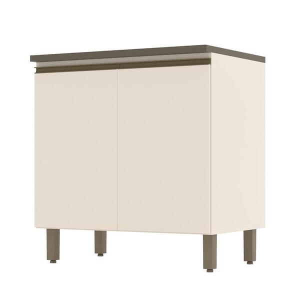 Balcão 2 Portas 80cm Connect Com Tampo Cooktop - Móveis Henn