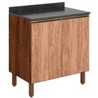 Balcao 2 Portas 80cm Em Mdf Kali Premium 12223x21 Nicioli