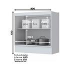 Balcão 2 Portas 80cm Nova York Com Tampo Cooktop - Móveis Henn