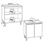 Balcão 2 Portas 80cm Requinte Henn