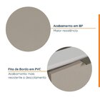 Balcão 2 Portas 80cm Sem Tampo Com Rodapé Puxador 150mm Ipane