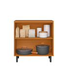 Balcão 2 Portas (com Tampo) 80cm Ravena Freijo Uv Off Acetina