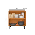 Balcão 2 Portas (com Tampo) 80cm Ravena Freijo Uv Off Acetina