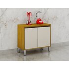 Balcão 2 Portas Carolina Cinamomo/off White