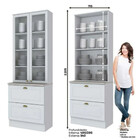 Balcão 2 Portas Clássico Americana 120 Cm Sem Tampo Henn C353