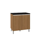 Balcão 2 Portas Com Tampo Evidence Poliman Móveis