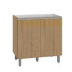 Balcão 2 Portas Lyon Factual Carvalho - Fdecor