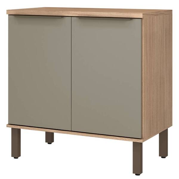 Balcão 2 Portas Para Cozinha 80cm Verace Havana/taupé - Mx Mó