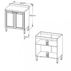 Balcão 2 Portas Royal Thb