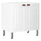 Balcão 80cm 2 Portas Branco 82,5x80x53cm Cristal-Suprema Luciane