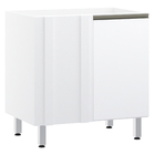 Balcão 60cm Branco 2 Portas Connect BP Chess 82,5x60x53cm Spring Luciane