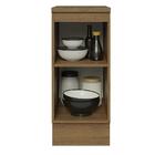 Balcão 35 Cm 1 Porta Rustic/cinza Lux Madesa