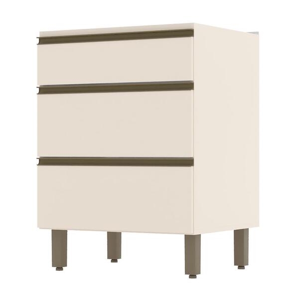 Balcão 3 Gavetas 60cm Connect - Móveis Henn