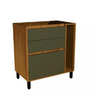 Balcão 3 Gavetas 80cm Denver Herval