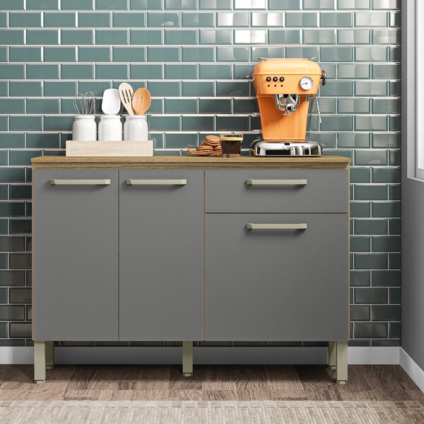 Balcão 3 Portas 1 Gaveta Versalhes Kits Paraná