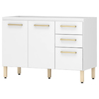 Balcão 3 Portas 2 Gavetas 120cm Miss Demóbile