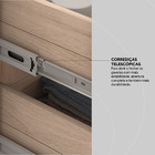 Balcão 3 Portas 2 Gavetas 120cm Sem Tampo Firenze Demobile